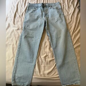 Madewell Men's Light Blue Straight Jeans